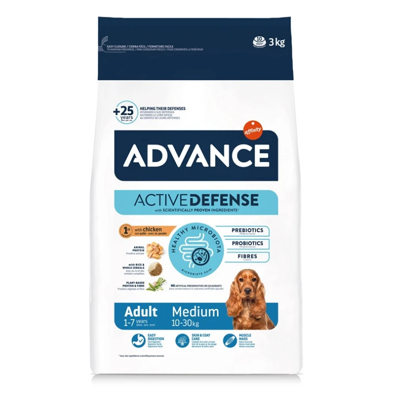 Advance Chien Active Defense Adult Medium Poulet 1 Advance Chien Active Defense Adult Medium Poulet