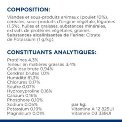 C/d Urinary Multicare Mijotés Pour Chien Poulet & Légumes -Vetoavenue canine c d multicare mijotes poulet legumes boite 8