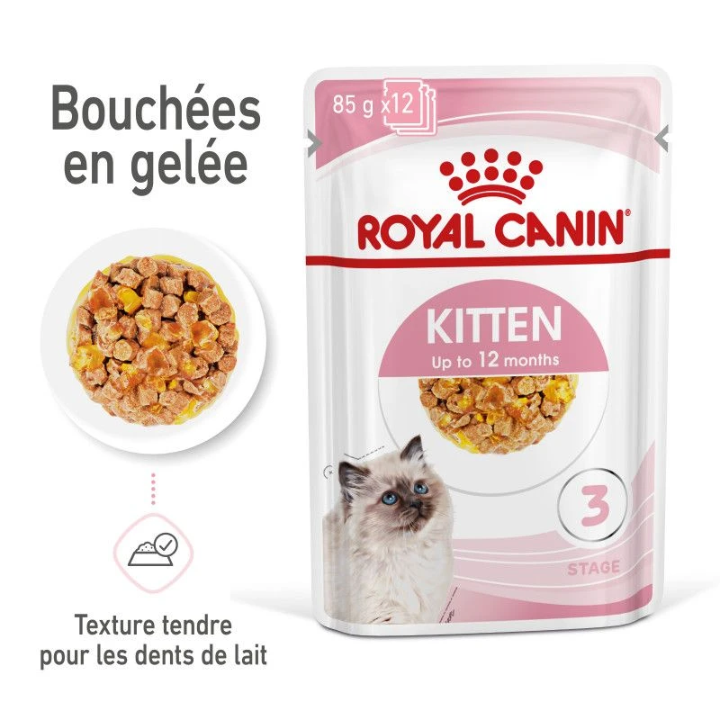 Cat Kitten Royal Canin Emincé En Gelée Sachet Repas 3 Cat Kitten Royal Canin Emincé En Gelée Sachet Repas – Image 3