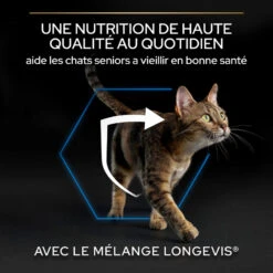 PURINA PRO PLAN Cat Adult 7+ Avec LONGEVIS® Saumon 14 PURINA PRO PLAN Cat Adult 7+ Avec LONGEVIS® Saumon -Vetoavenue cat senior original longevis saumon 2