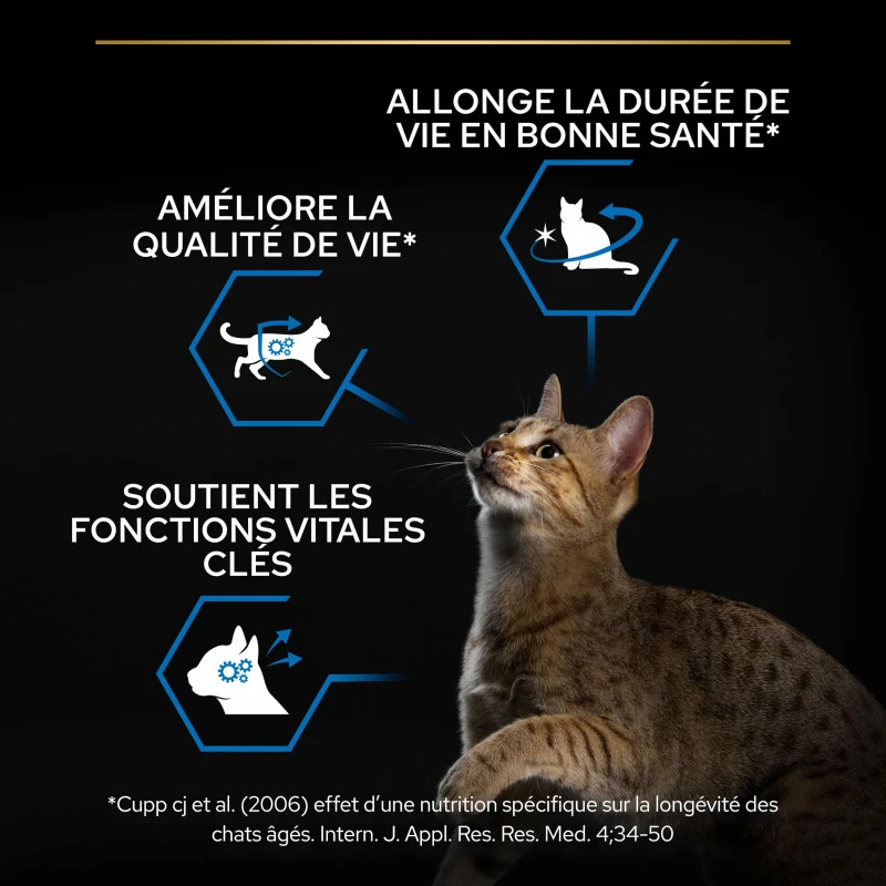 PURINA PRO PLAN Cat Adult 7+ Avec LONGEVIS® Saumon 6 PURINA PRO PLAN Cat Adult 7+ Avec LONGEVIS® Saumon – Image 6