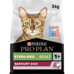 PURINA PRO PLAN Cat Sterilised Adult Savoury Duo Cabillaud Et Truite