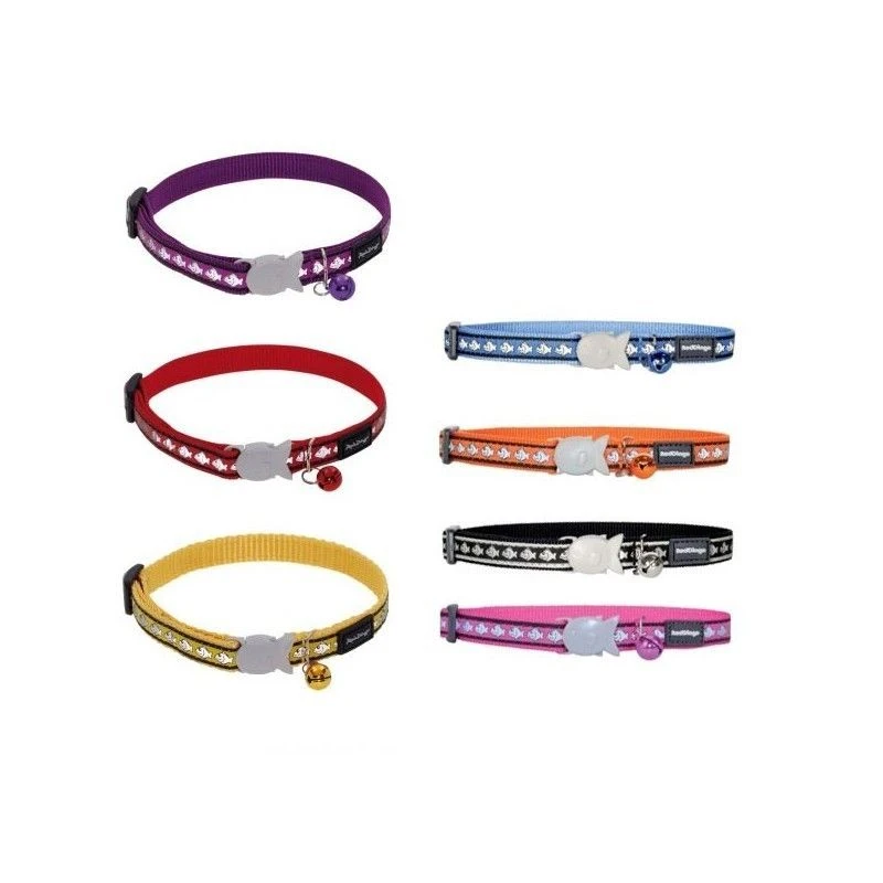 Materiel Collier Chat Red Dingo Réfléchissant 1 Materiel Collier Chat Red Dingo Réfléchissant