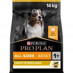PURINA PRO PLAN Dog All Size Adult Light /Sterilised Chicken Optiweight