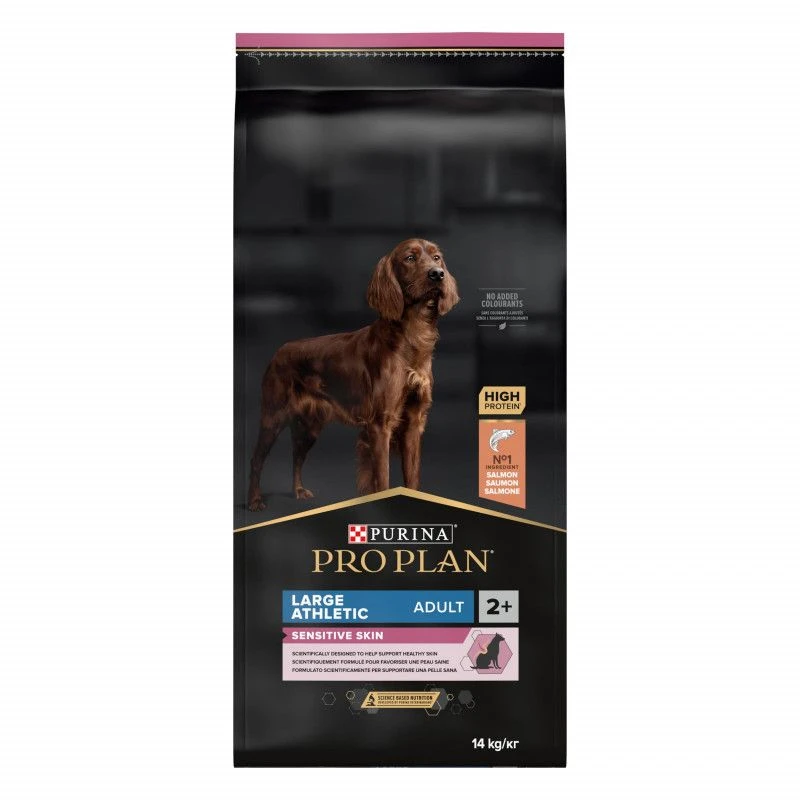 PURINA PRO PLAN Dog Large Athlétic Adult Sensitive Skin Salmon Optiderma 2 PURINA PRO PLAN Dog Large Athlétic Adult Sensitive Skin Salmon Optiderma – Image 2