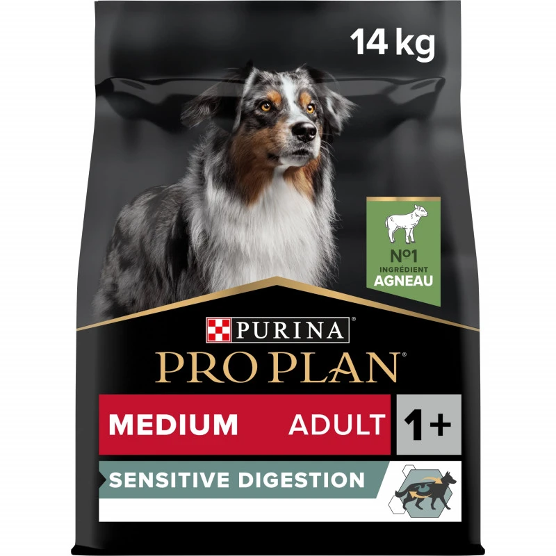 PURINA PRO PLAN Dog Medium Adult Sensitive Digestion Lamb Optidigest 1 PURINA PRO PLAN Dog Medium Adult Sensitive Digestion Lamb Optidigest