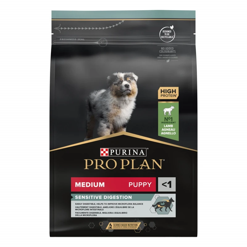 PURINA PRO PLAN Dog Medium Puppy Sensitive Digestion Lamb Optidigest 15 PURINA PRO PLAN Dog Medium Puppy Sensitive Digestion Lamb Optidigest – Image 15