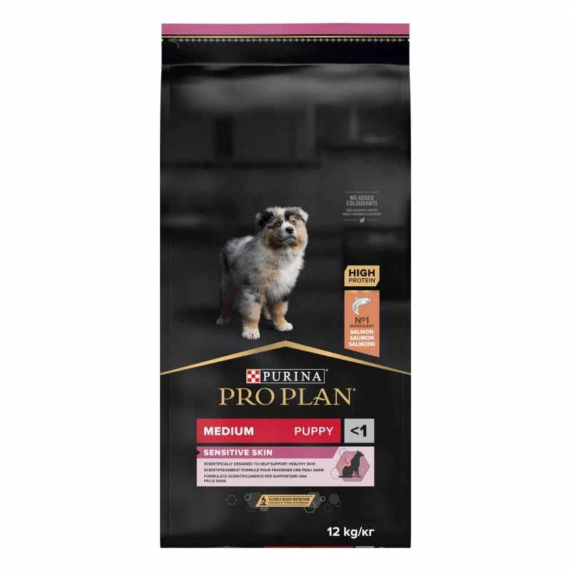 PURINA PRO PLAN Dog Medium Puppy Sensitive Skin Optiderma 2 PURINA PRO PLAN Dog Medium Puppy Sensitive Skin Optiderma – Image 2