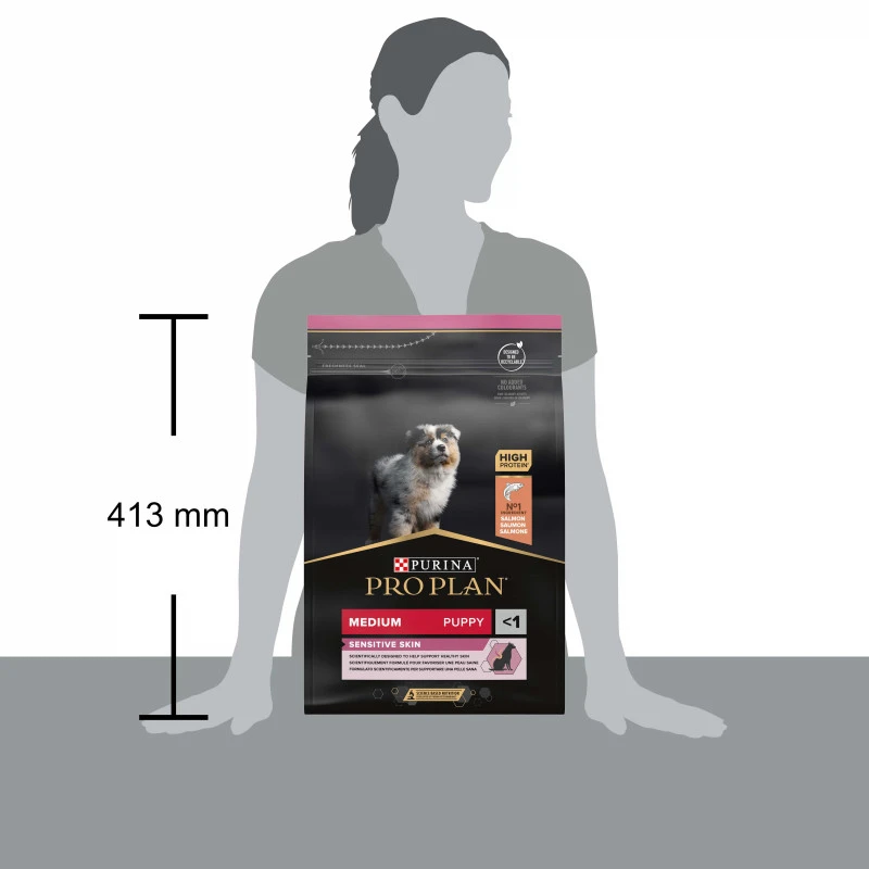 PURINA PRO PLAN Dog Medium Puppy Sensitive Skin Optiderma 12 PURINA PRO PLAN Dog Medium Puppy Sensitive Skin Optiderma – Image 12