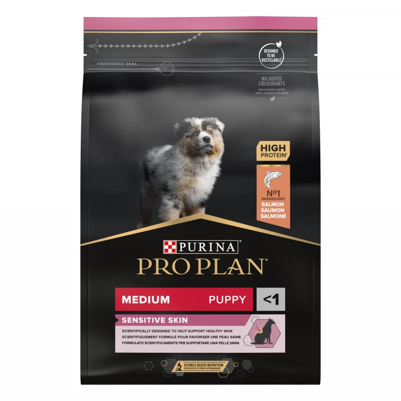 PURINA PRO PLAN Dog Medium Puppy Sensitive Skin Optiderma 9 PURINA PRO PLAN Dog Medium Puppy Sensitive Skin Optiderma – Image 9