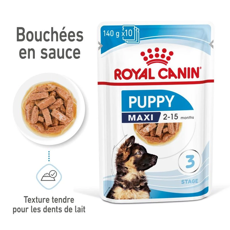 ROYAL CANIN Dog Puppy Maxi Sachet Repas 3 ROYAL CANIN Dog Puppy Maxi Sachet Repas – Image 3