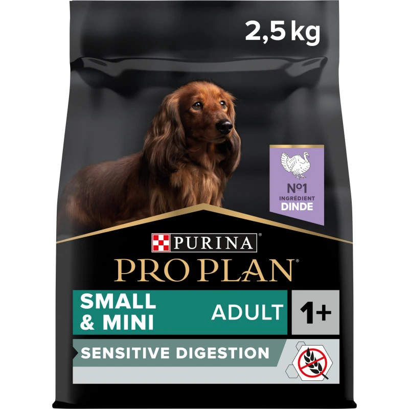 PURINA PRO PLAN Dog Small & Mini Adult Optidigest Grain Free Dinde 1 PURINA PRO PLAN Dog Small & Mini Adult Optidigest Grain Free Dinde