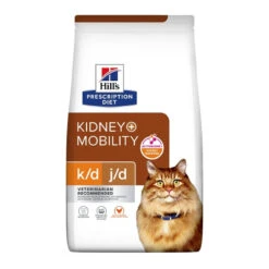 K/D J/D Kidney+Mobility Croquettes Pour Chat Au Poulet