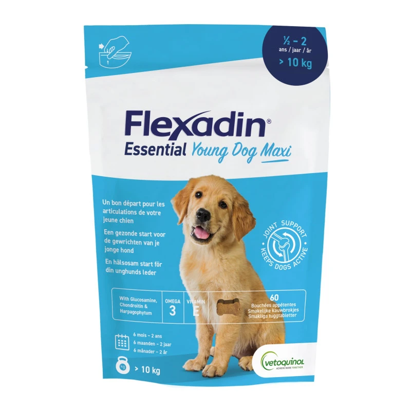 Vetoquinol Flexadin Young Dog Maxi 1 Vetoquinol Flexadin Young Dog Maxi