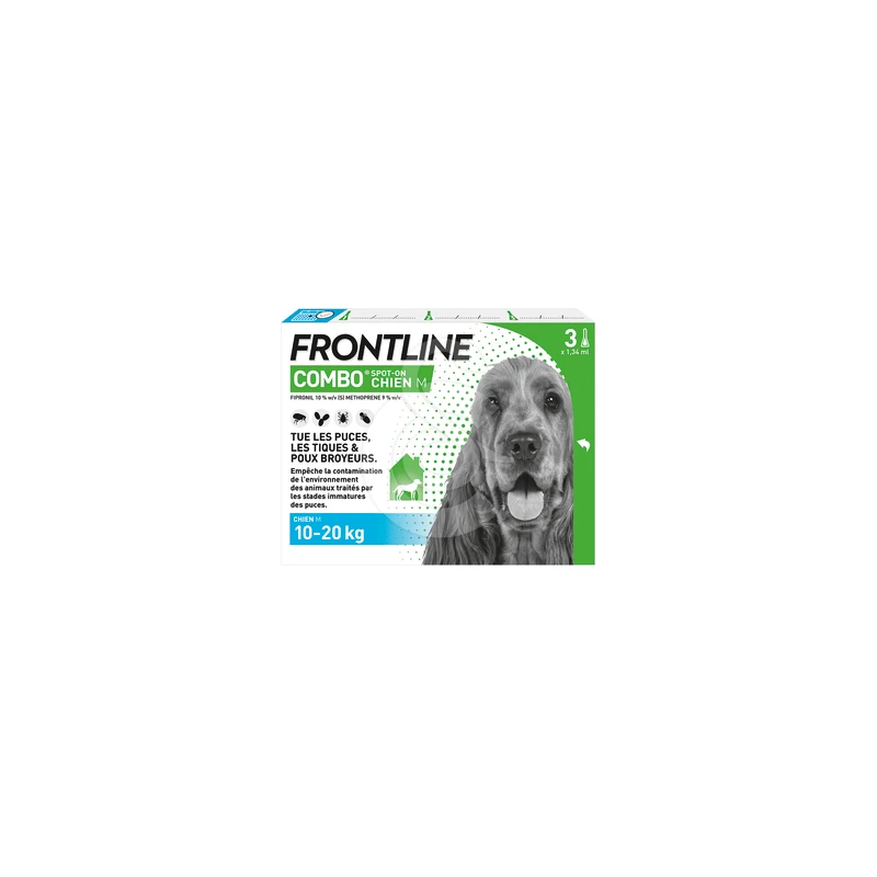 Boehringer Ingelheim Frontline Combo Chien De 10 à 20 Kg 1 Boehringer Ingelheim Frontline Combo Chien De 10 à 20 Kg