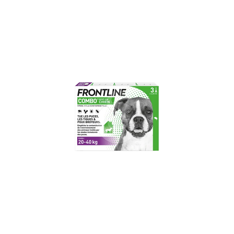 Boehringer Ingelheim Frontline Combo Chien De 20 à 40 Kg 1 Boehringer Ingelheim Frontline Combo Chien De 20 à 40 Kg