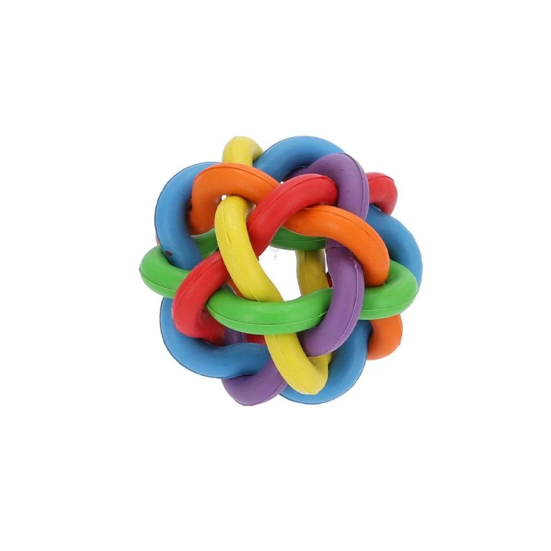 Materiel Jouet Chien : Balle En Caoutchouc Noué 1 Materiel Jouet Chien : Balle En Caoutchouc Noué