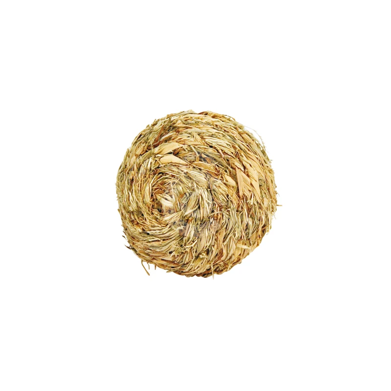 Materiel Jouet Rongeur : Balle En Herbe Séchée - D : 13 Cm 1 Materiel Jouet Rongeur : Balle En Herbe Séchée - D : 13 Cm