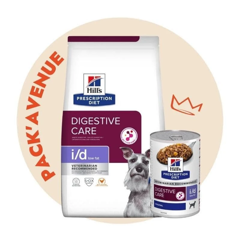 Pack'Avenue Hill's Prescription Diet I/D Low Fat Digestive Croquettes Pour Chien Au Poulet 1 Pack'Avenue Hill's Prescription Diet I/D Low Fat Digestive Croquettes Pour Chien Au Poulet