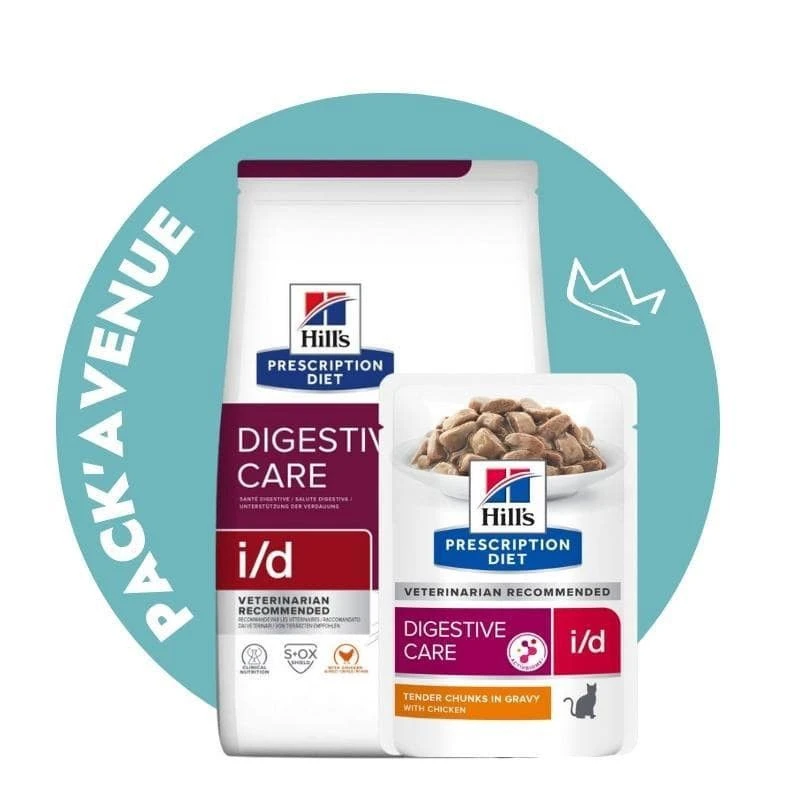 Pack'Avenue Hill's Prescription Diet I/D Digestive Croquettes Pour Chat Et Chaton Au Poulet 3 Kg 1 Pack'Avenue Hill's Prescription Diet I/D Digestive Croquettes Pour Chat Et Chaton Au Poulet 3 Kg