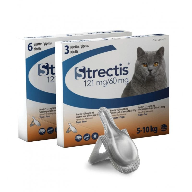 CEVA Strectis Chats 5-10 Kg 1 CEVA Strectis Chats 5-10 Kg