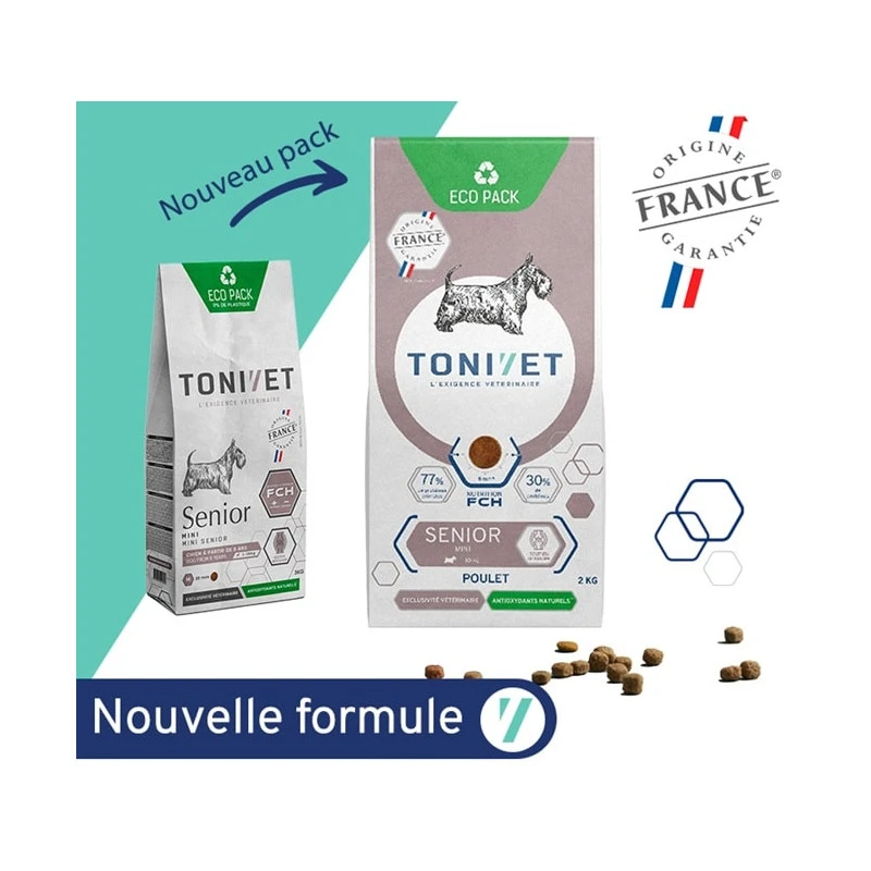 Tonivet Chien Senior Mini Poulet 2 Tonivet Chien Senior Mini Poulet – Image 2