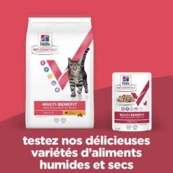 Vet Essentials Chat Multi-Benefit Adult 1+ Saumon Sachet Repas -Vetoavenue vet essentials chat multi benefit adult 1 saumon sachet re 3