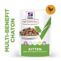 Vet Essentials Chat Multi-Benefit Kitten Poulet Sachet Repas