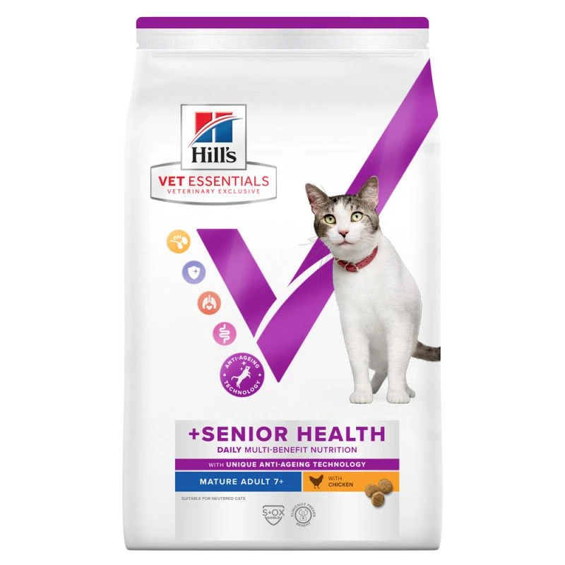 Vet Essentials Chat Multi-Benefit + Senior Health Poulet 1 Vet Essentials Chat Multi-Benefit + Senior Health Poulet