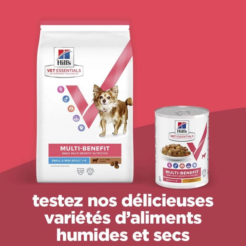Vet Essentials Chien Multi-Benefit Adult + Small & Mini Agneau & Riz 4 Vet Essentials Chien Multi-Benefit Adult + Small & Mini Agneau & Riz – Image 4