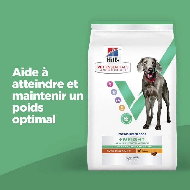Vet Essentials Chien Multi-Benefit + Weight Adult + Large Breed Poulet 3 Vet Essentials Chien Multi-Benefit + Weight Adult + Large Breed Poulet – Image 3