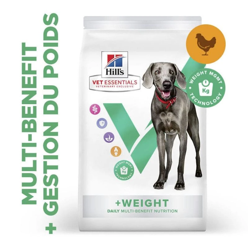 Vet Essentials Chien Multi-Benefit + Weight Adult + Large Breed Poulet 1 Vet Essentials Chien Multi-Benefit + Weight Adult + Large Breed Poulet
