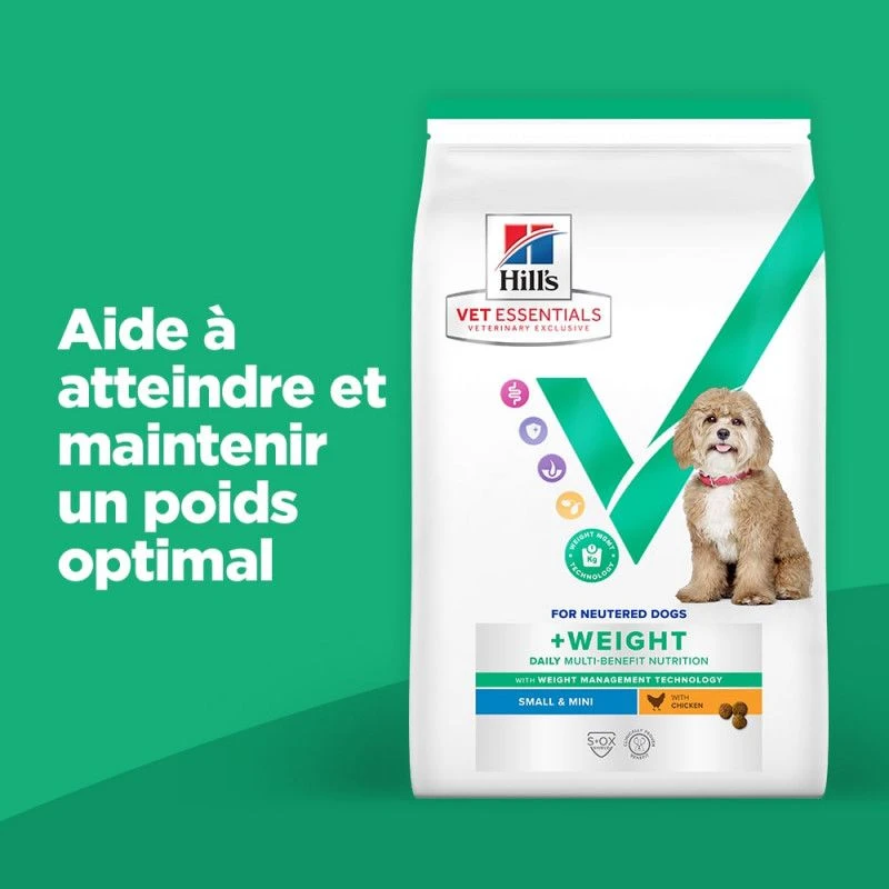 Vet Essentials Chien Multi-Benefit + Weight Adult 1+ Small & Mini Poulet 4 Vet Essentials Chien Multi-Benefit + Weight Adult 1+ Small & Mini Poulet – Image 4