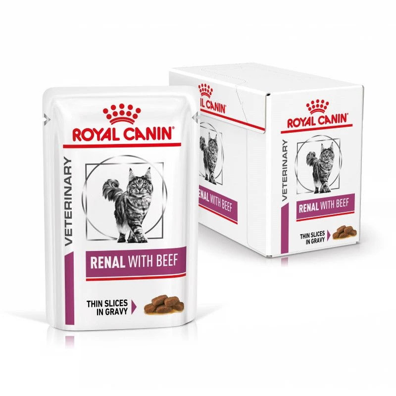 ROYAL CANIN Veterinary Health Nutrition Cat Renal Boeuf Sachet Repas 2 ROYAL CANIN Veterinary Health Nutrition Cat Renal Boeuf Sachet Repas – Image 2