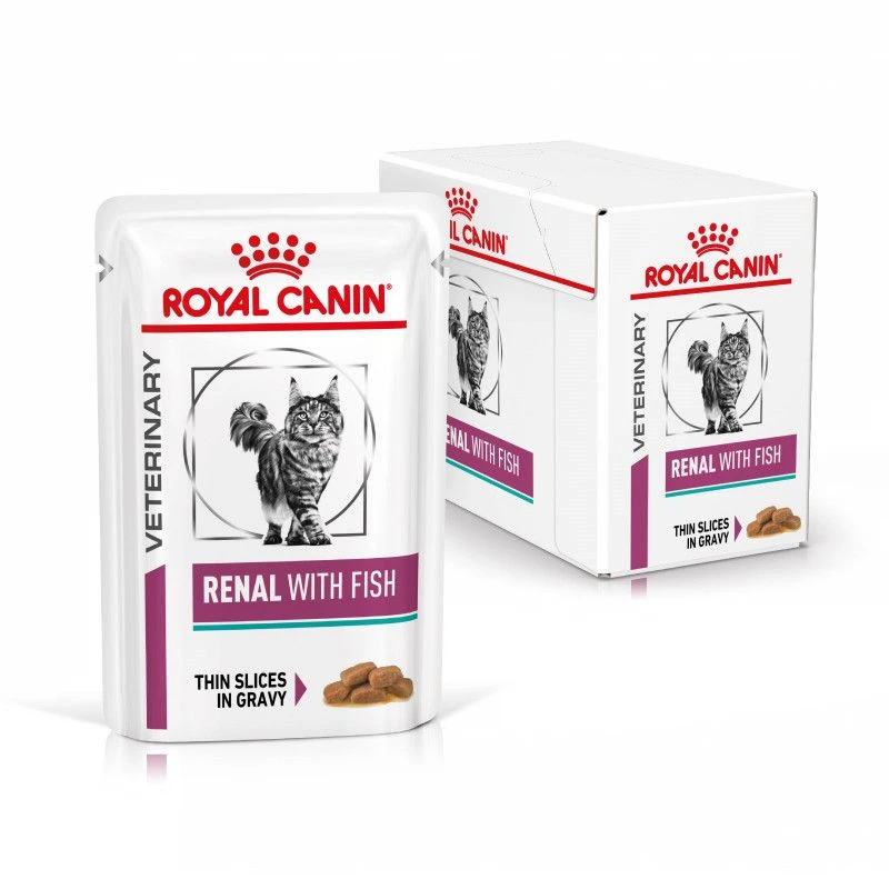 ROYAL CANIN Veterinary Health Nutrition Cat Renal Poisson Sachet Repas 2 ROYAL CANIN Veterinary Health Nutrition Cat Renal Poisson Sachet Repas – Image 2