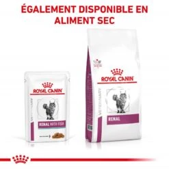 ROYAL CANIN Veterinary Health Nutrition Cat Renal Poisson Sachet Repas 12 ROYAL CANIN Veterinary Health Nutrition Cat Renal Poisson Sachet Repas -Vetoavenue veterinary diet cat renal poisson sachet repas 4
