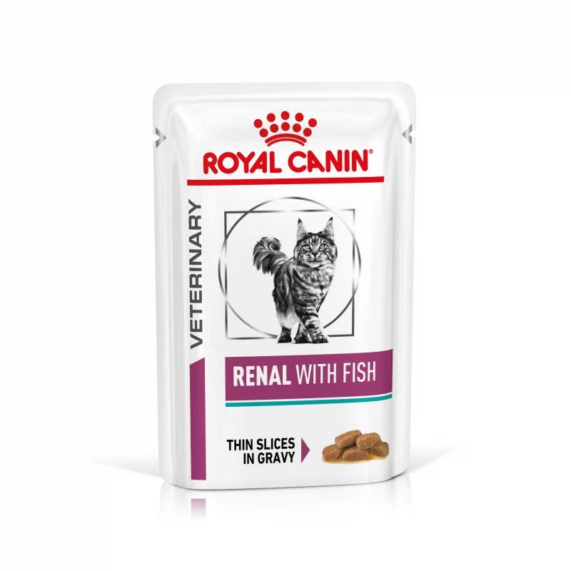 ROYAL CANIN Veterinary Health Nutrition Cat Renal Poisson Sachet Repas 1 ROYAL CANIN Veterinary Health Nutrition Cat Renal Poisson Sachet Repas