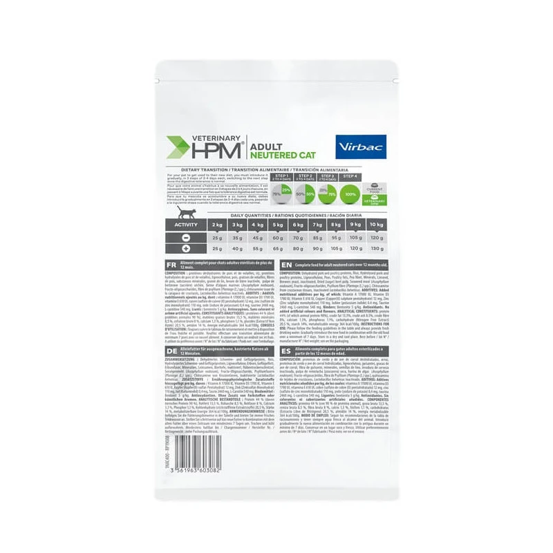 Virbac Veterinary HPM Cat Adult Neutered New 3 Virbac Veterinary HPM Cat Adult Neutered New – Image 3