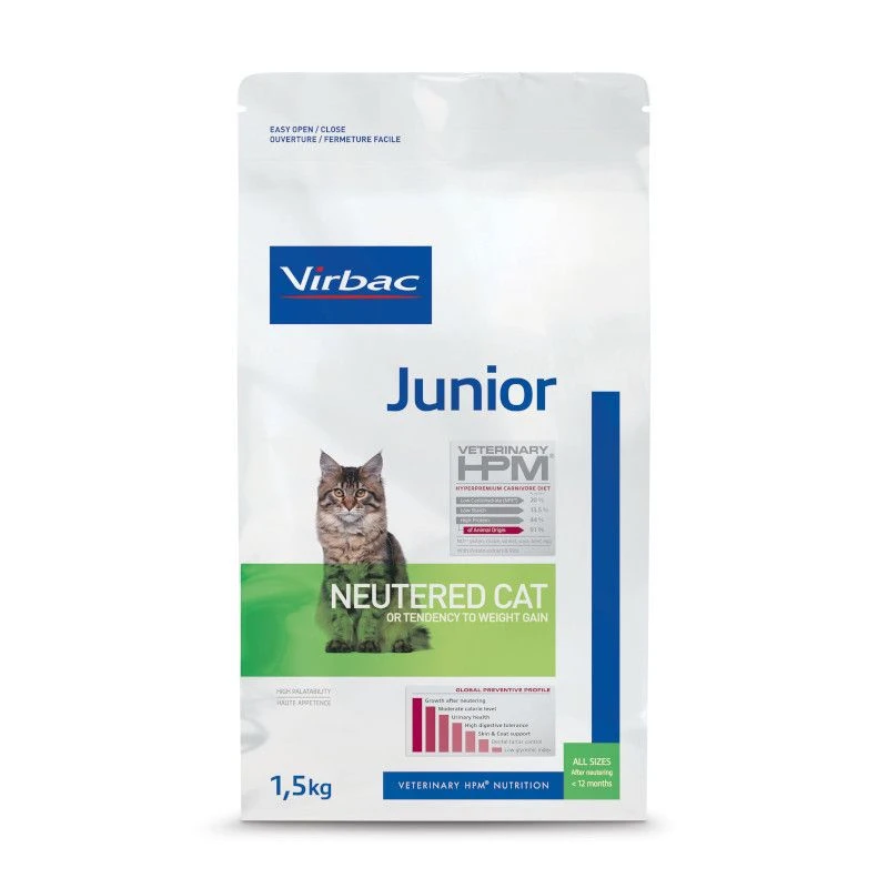 Virbac Veterinary HPM Cat Junior Neutered 2 Virbac Veterinary HPM Cat Junior Neutered – Image 2