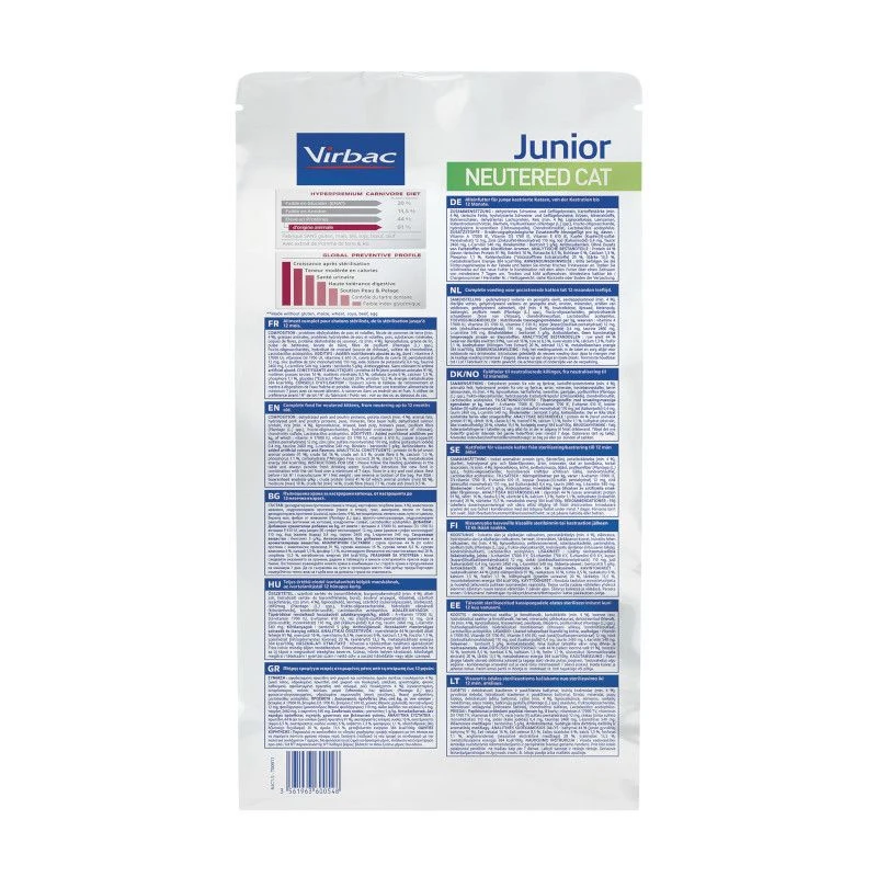 Virbac Veterinary HPM Cat Junior Neutered 6 Virbac Veterinary HPM Cat Junior Neutered – Image 6
