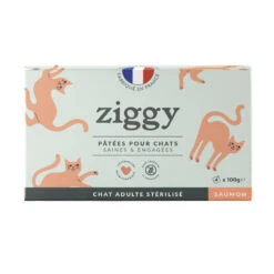 Ziggy Chat Adulte Stérilisé Saumon Pâtée